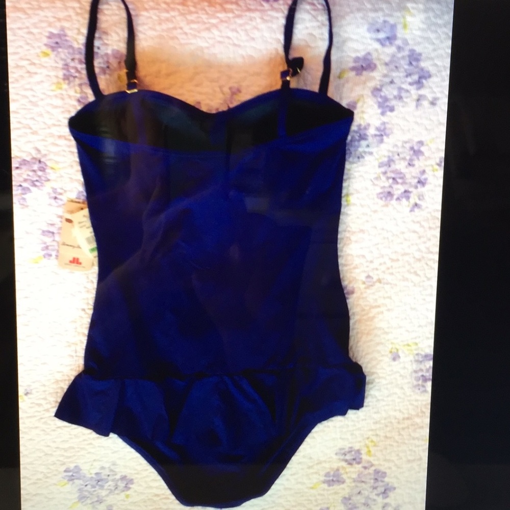 NWT Tommy Bahama Swimsuit Marine Blue sz8